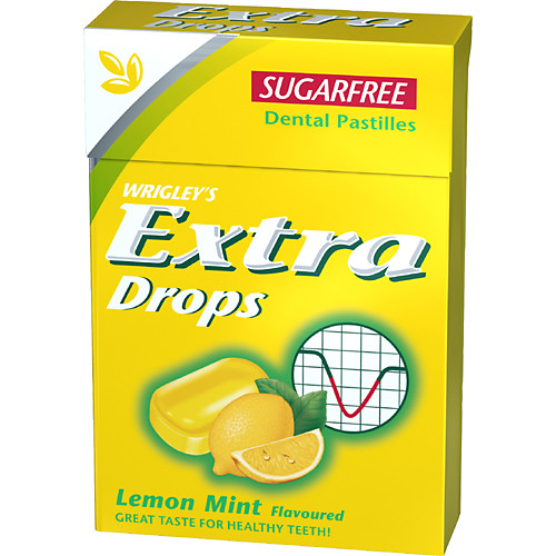 Extra Drops Lemon Mint (Förpackning 16 x 35g)